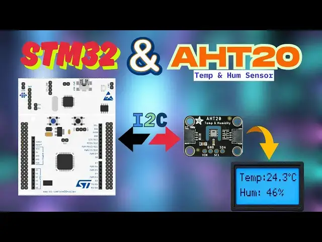 Video thumbnail for Interface AHT20 Temp & Hum Sensor with STM32