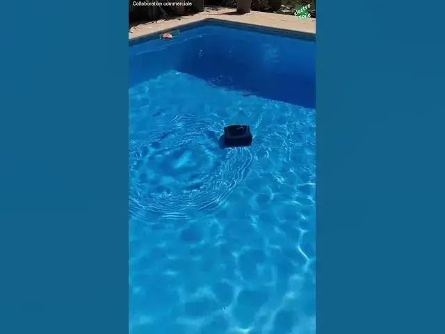 Video thumbnail for Wybot C1 💦 Le robot piscine sans fil et connecté à l'essai dans le bassin