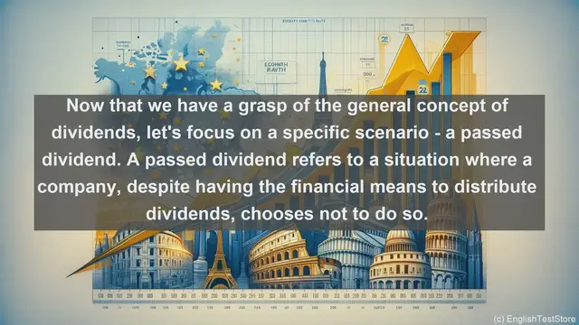 Video thumbnail for A passed dividend in economics and finance