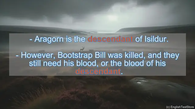 Video thumbnail for Descendant In Sentences - Example Of Descendant In Sentences - How To Use Descendant In Sentences