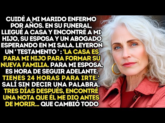 Video thumbnail for Cuando Regresé Del Funeral, Mi Hijo Dijo: Papá Me Dejó Todo. Tienes 24 Horas Para Empacar