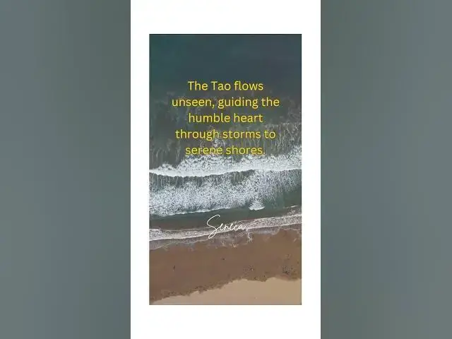 Video thumbnail for "Guided by the Tao 🌊" #shorts