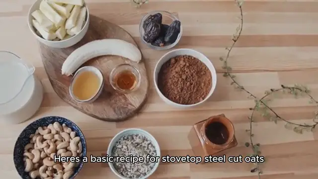 Video thumbnail for steel cut oats recipe