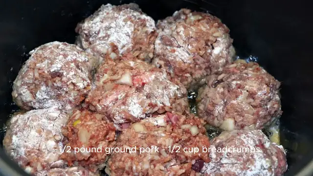 Video thumbnail for swedish meatball recipe
