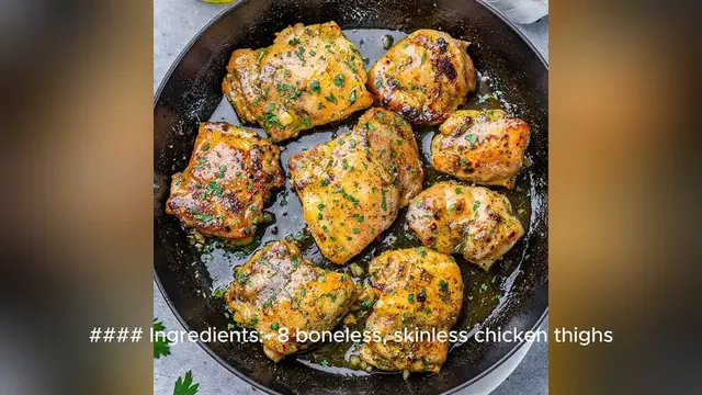 Video thumbnail for boneless chicken thigh recipe