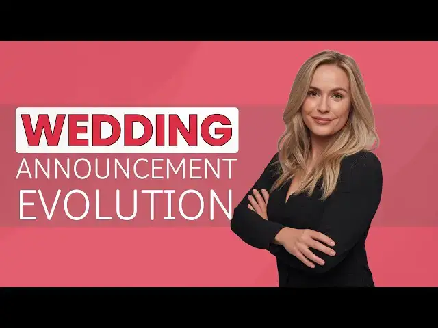 'Video thumbnail for Are Wedding Announcements Still a Thing? (Spoiler: They Just Got Better)'
