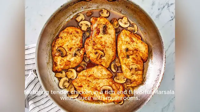Video thumbnail for chicken marsala recipe