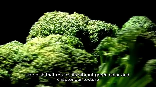 Video thumbnail for steamed broccoli recipe