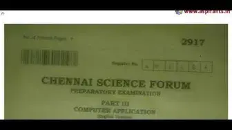 Video thumbnail for 11th Computer Application Public Exam Model Question Papers 2019 (Chennai Science Forum) | (EM)