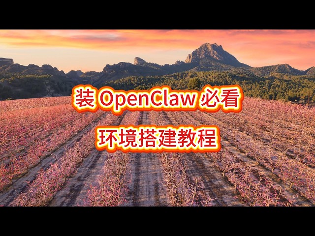 Video thumbnail for 装OpenClaw前必看！一招搞定Node js和Git环境
