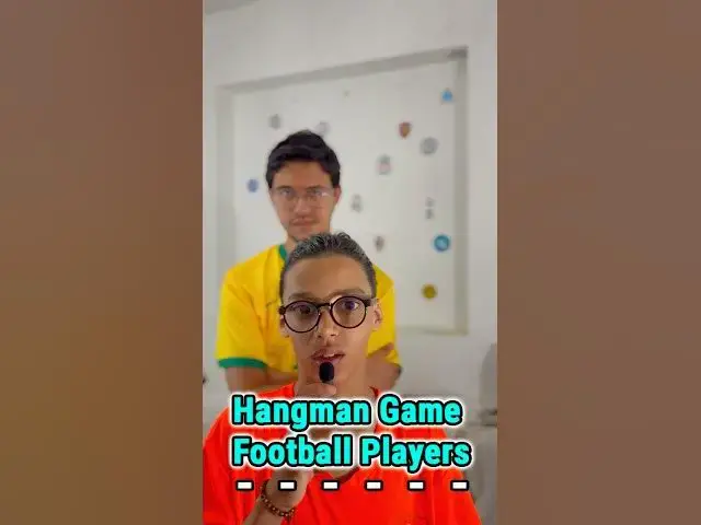 'Video thumbnail for Hangman Game (Football Players) #football #challenge #quiz #hangman #games #soccer  #play #guess'