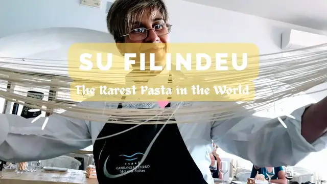 'Video thumbnail for Su Filindeu: Making the Rarest Pasta in the World in Sardinia'