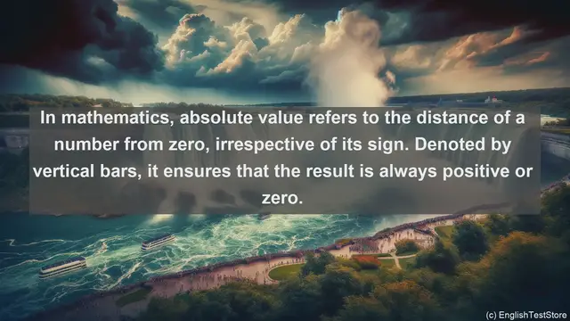 Video thumbnail for Absolute value in science  definition and examples