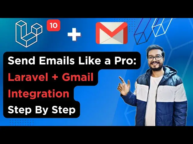 'Video thumbnail for Sending Emails with Laravel 10 via Gmail Step by Step Guide'