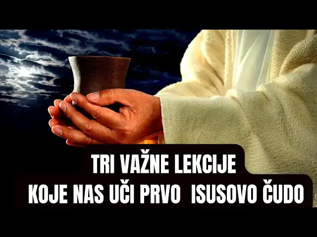 Video thumbnail for TRI važne LEKCIJE koje nas uči prvo  ISUSOVO ČUDO
