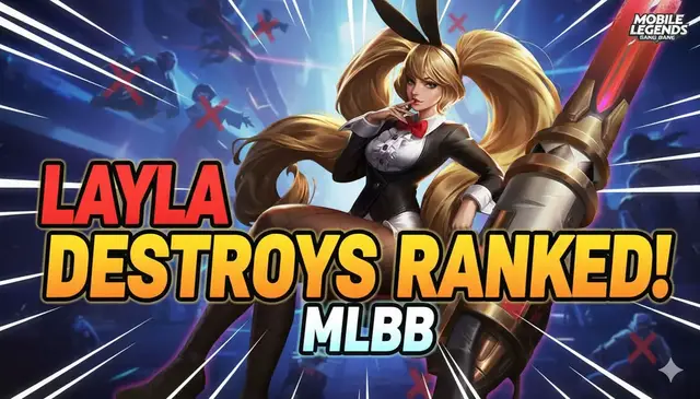 'Video thumbnail for LAYLA DESTROYS RANKED! Unbelievable MLBB  Gameplay'