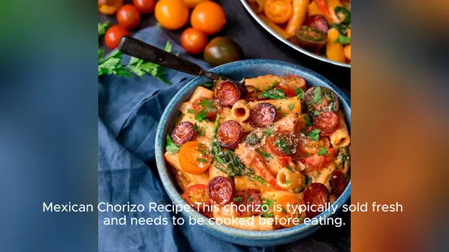 Video thumbnail for chorizo recipe
