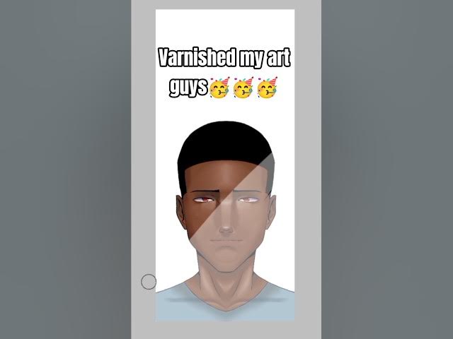 Video thumbnail for SINCE WHEN DO WE VARNISH ART🤨🤨🤨🤔 #art #workingartist #drawing #shorts #trend #youngartist
