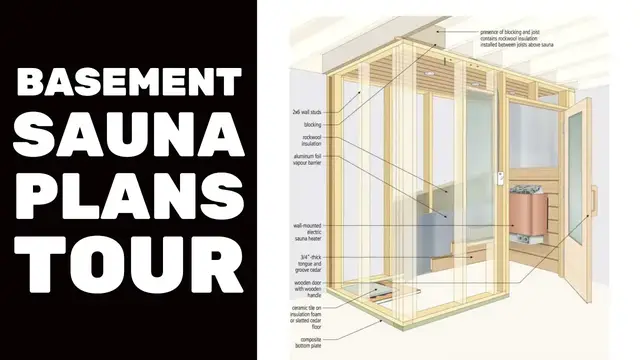 'Video thumbnail for BASEMENT FINISHING COURSE VIDEO: Basement Sauna Plans Tour'