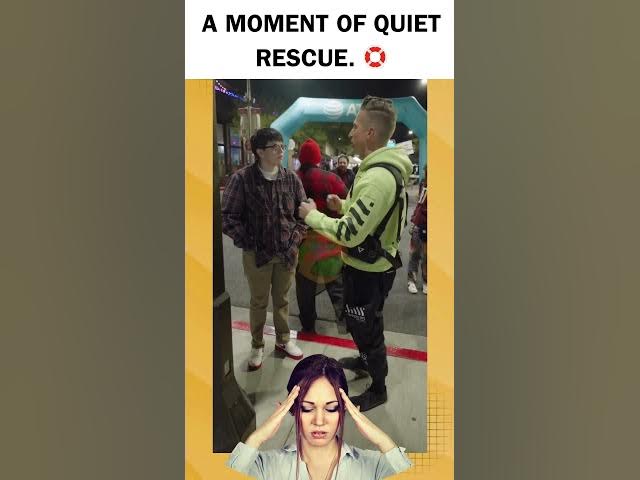 Video thumbnail for A moment of quiet rescue. 🛟