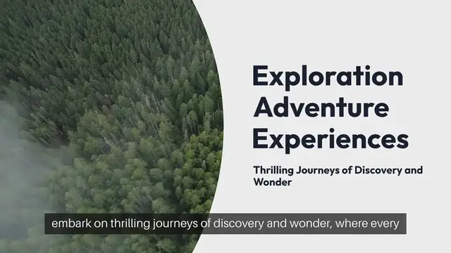Video thumbnail for Exploration Adventure Experiences