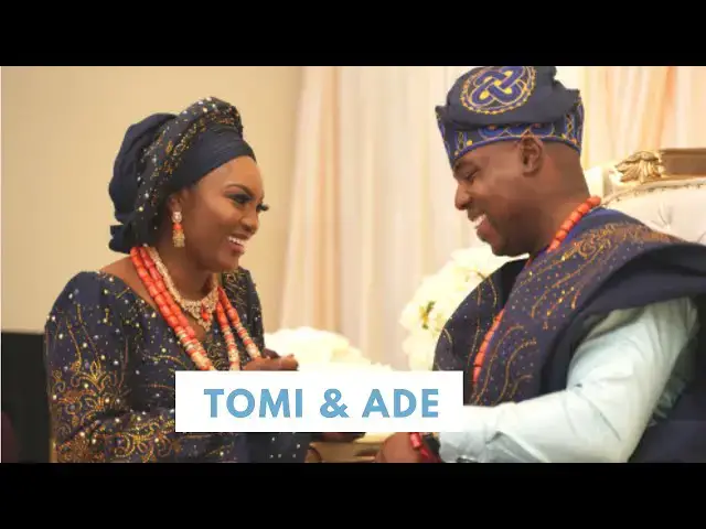 Video thumbnail for TOMI & ADE WEDDING HIGHLIGHTS