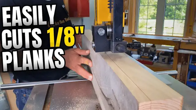 'Video thumbnail for How to Saw Planks Thinner With a Band Saw'