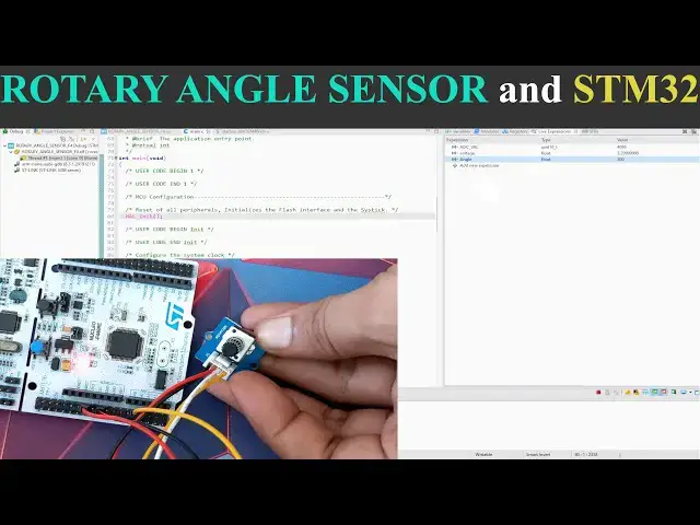 Video thumbnail for Rotary Angle Sensor and STM32 || ADC