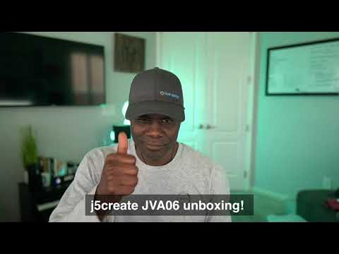 Video thumbnail for j5create JVA06 Unboxing