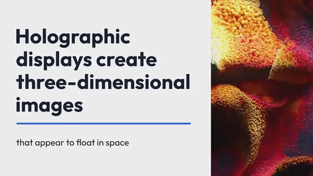 Video thumbnail for The Future of Holographic Displays in Consumer Electronics