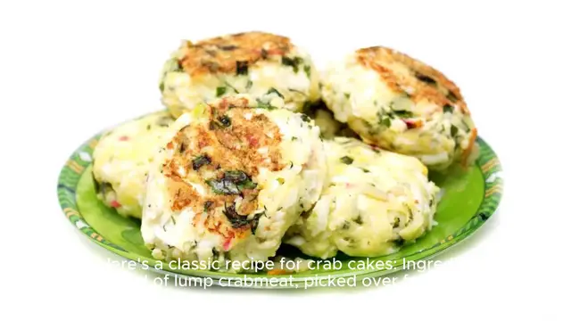 Video thumbnail for crab cake recipe
