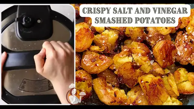 Video thumbnail for Crispy Salt and Vinegar Smashed Potatoes