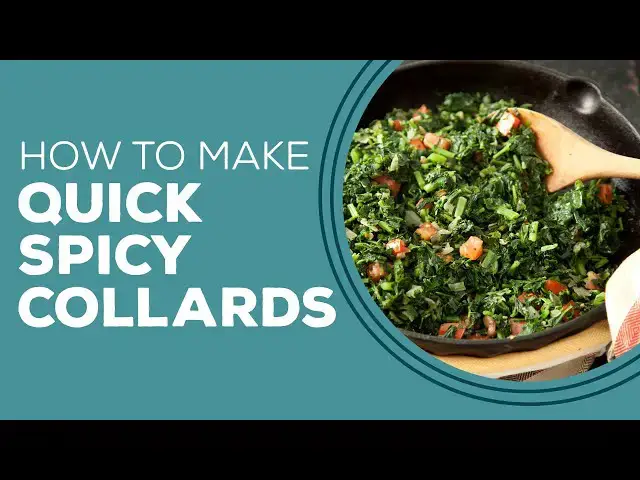 Video thumbnail for Blast from the Past: Quick Spicy Collards Recipe | Southern Side Dish Ideas