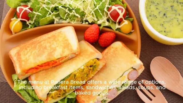 Video thumbnail for panera bread menu Price