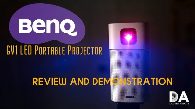 Video thumbnail for BenQ GV1 Portable LED Projector Review | 4K