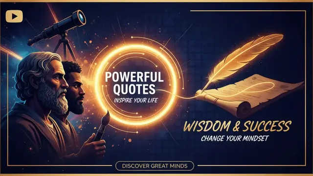 Video thumbnail for Famous Quotes That Will Inspire Your Life | Powerful Words from Great Minds