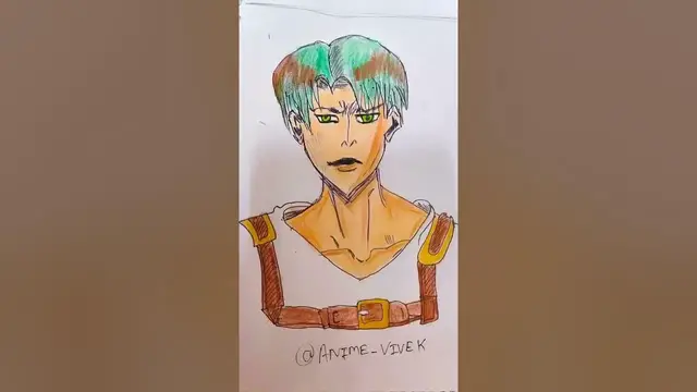 'Video thumbnail for Draw With Me Levi Ackerman Aot | Animeart'