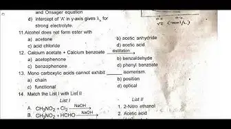 Video thumbnail for 12th Chemistry First Revision 2019 - Question Paper (Tirunelveli District) | (English Medium)