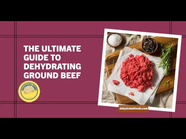 Video thumbnail for Master the Art of Dehydrating Ground Beef for Lasting Freshness and Mouth-Watering Jerky!