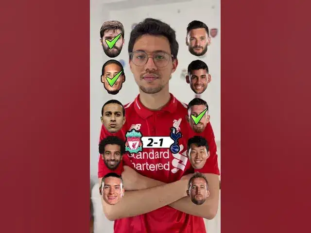 'Video thumbnail for Liverpool vs Tottenham #premierleague #liverpool #tottenham #england #quiz #football'