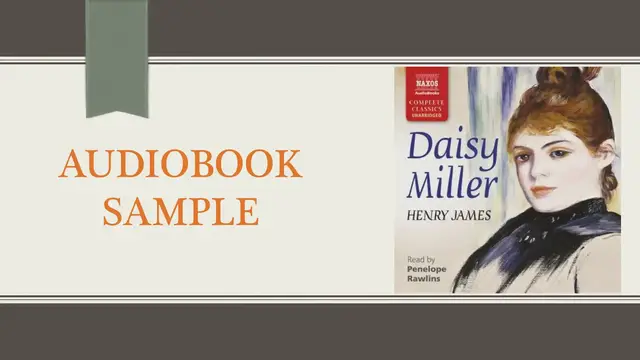 Video thumbnail for Read by Penelope Rawlins Daisy Miller Classics ISBN9781781981672