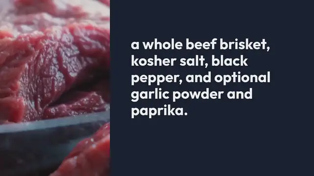 Video thumbnail for Authentic Texas Brisket Recipe