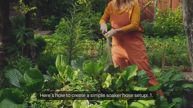 Video thumbnail for DIY Soaker Hose Setup Made Easy