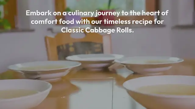 Video thumbnail for Classic Cabbage Rolls