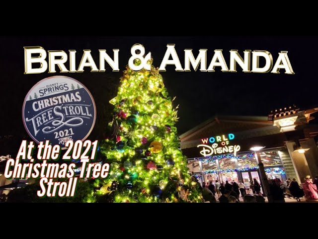 Video thumbnail for 2021 Disney Springs Christmas Tree Stroll