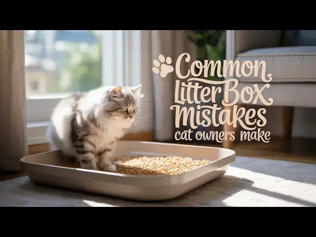 Video thumbnail for 6 Common Litter Box Mistakes Cat Owners Make