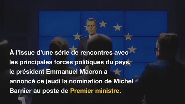 Video thumbnail for Michel Barnier nommé premier ministre : Qui est-il ?
