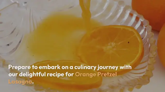 Video thumbnail for Orange Pretzel Lasagna