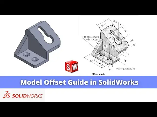 'Video thumbnail for Model Offset Guide in SolidWorks | SolidWorks Tutorial | SolidWorks Part Modeling |'