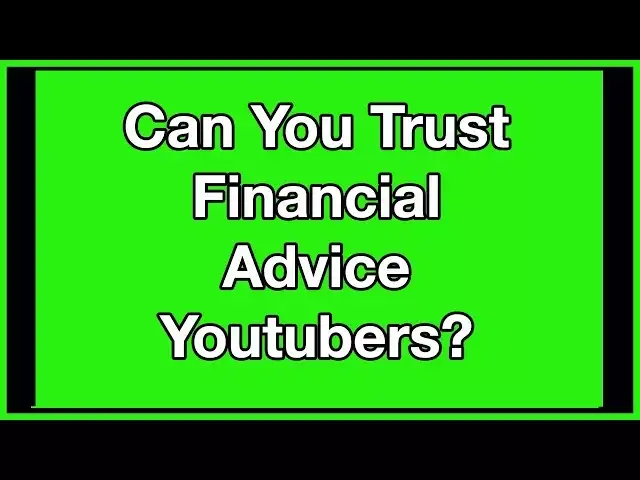 Video thumbnail for Should You Trust Financial YouTubers, Vloggers or Bloggers? It may be a Scam.